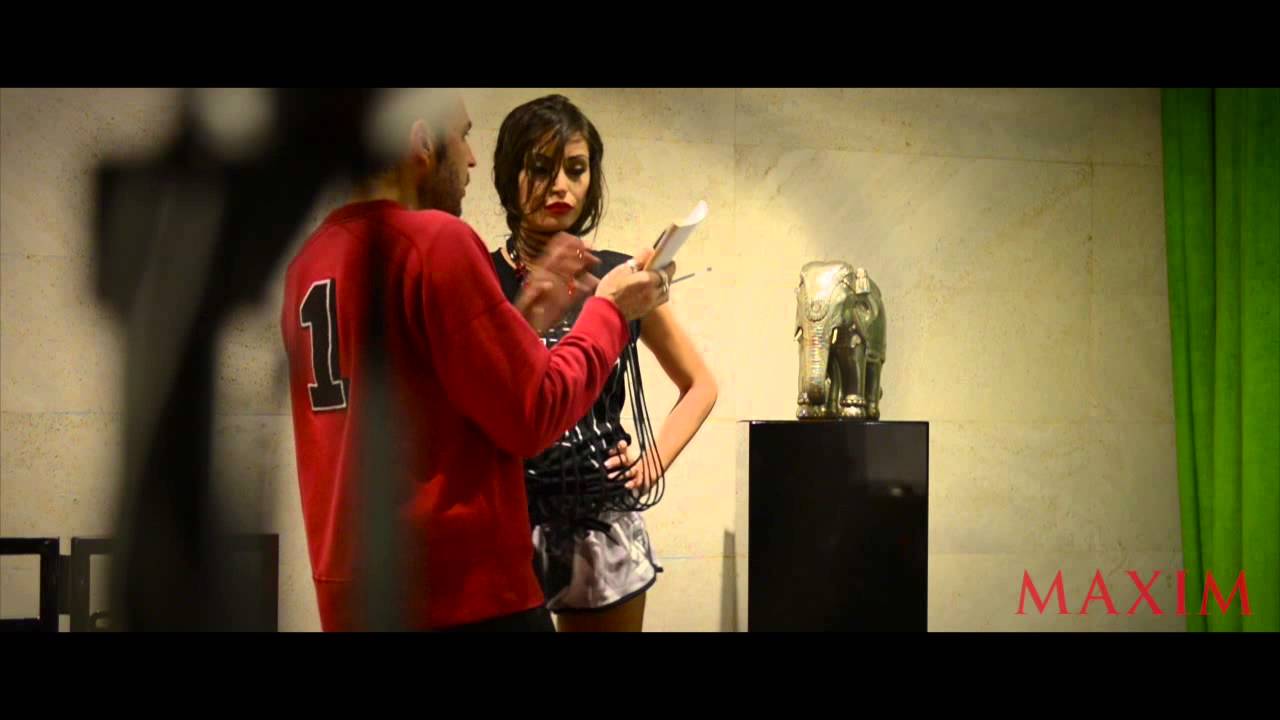 Backstage Raffaella Fico - Maxim Italy