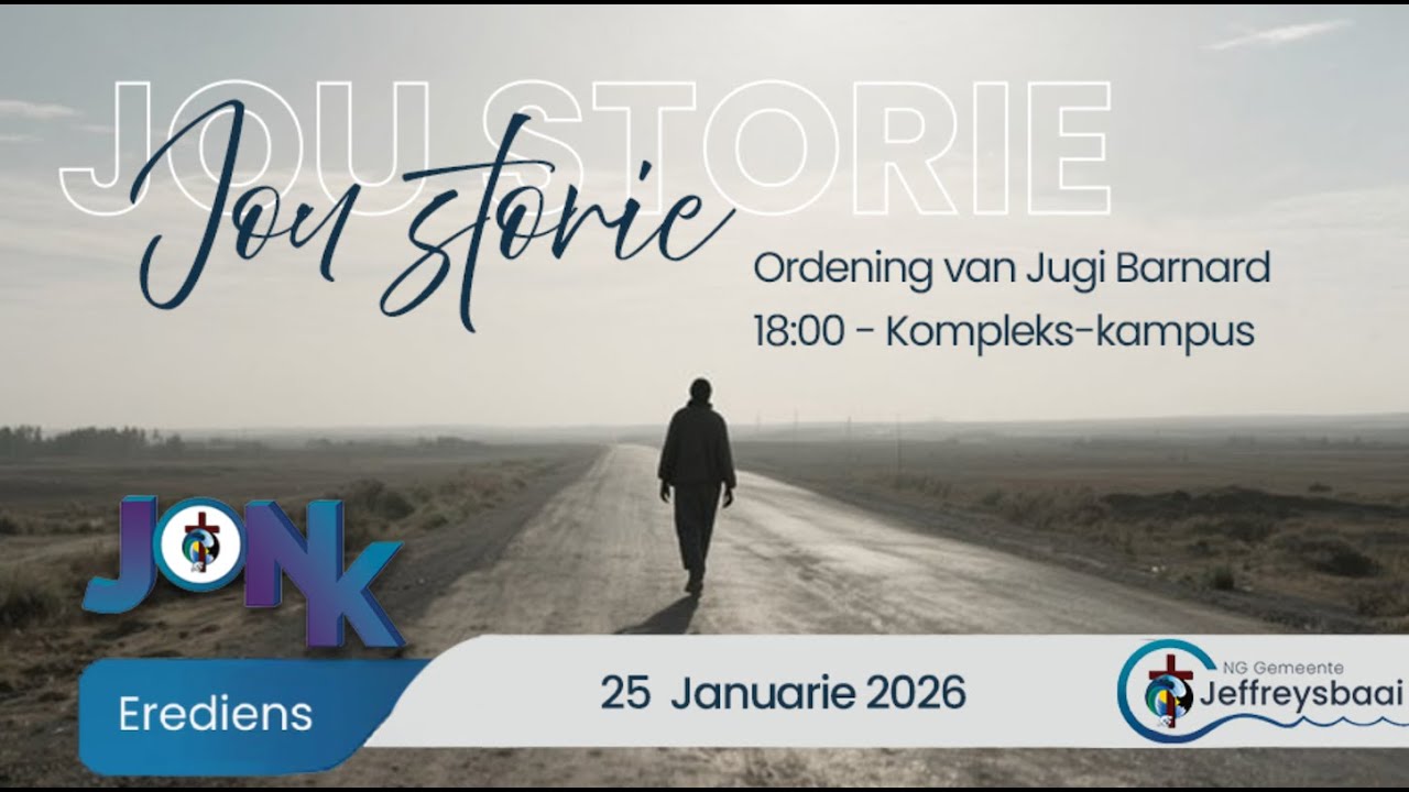 NG Gemeente Jeffreysbaai Ordening en bevestiging van Jugi Barnard II 25 Januarie 2026
