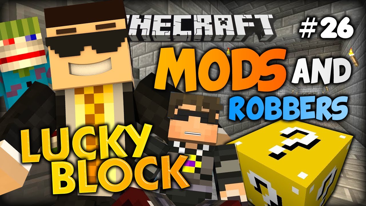 Bashur's Lucky Laugh - Minecraft Modded Cops and Robbers - Lucky Block Mod