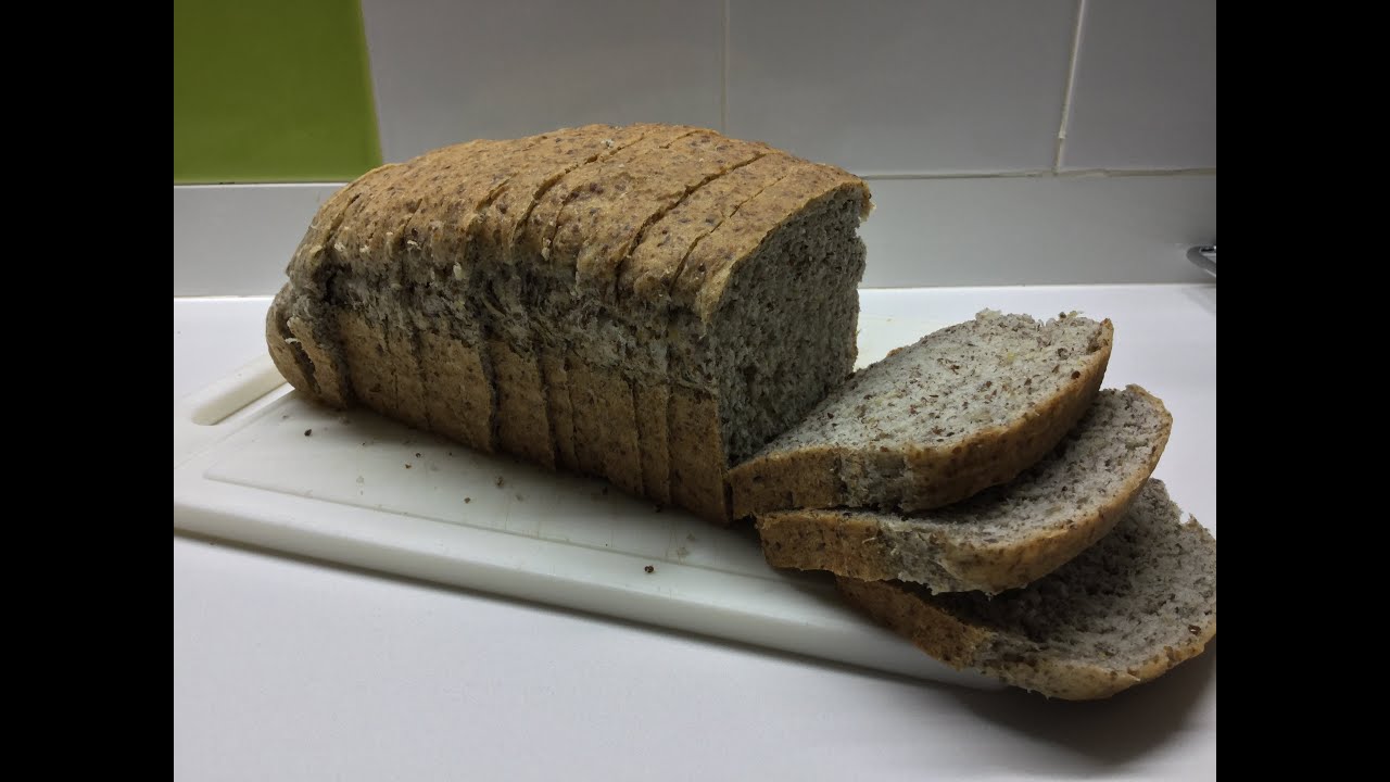 pan de molde con linaza