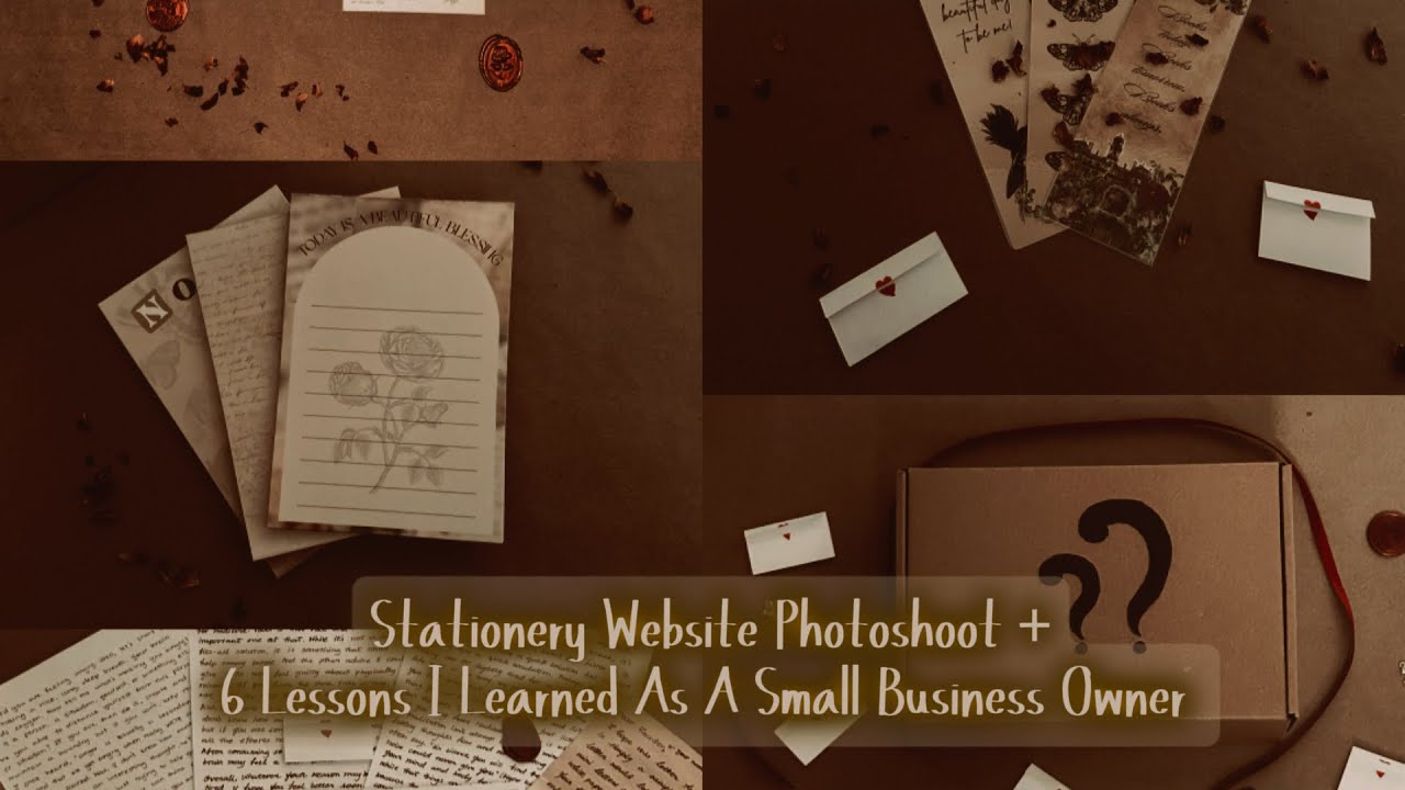 6 lessons I learned as a small business owner (easy to hard) + product photoshoot 