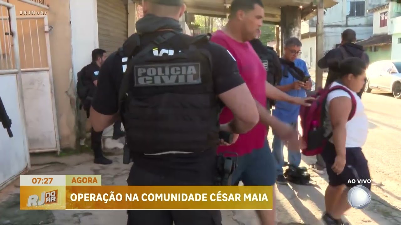 AGORA: OPERAÇÃO NA COMUNIDADE CÉSAR MAIA