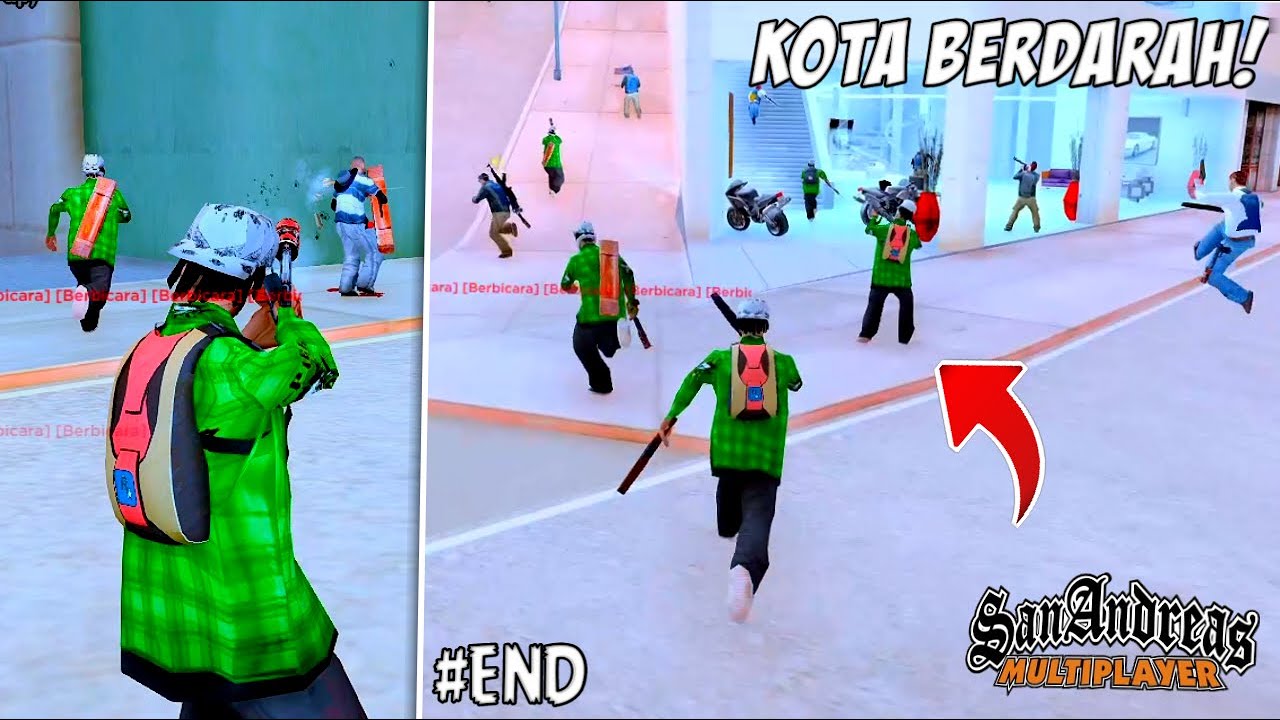 THE BIG WAR SAN FIERRO BERDARAH! PEPERANGAN ANTAR GANGSTER JALANAN !! GTA SAMP TEN ROLEPLAY