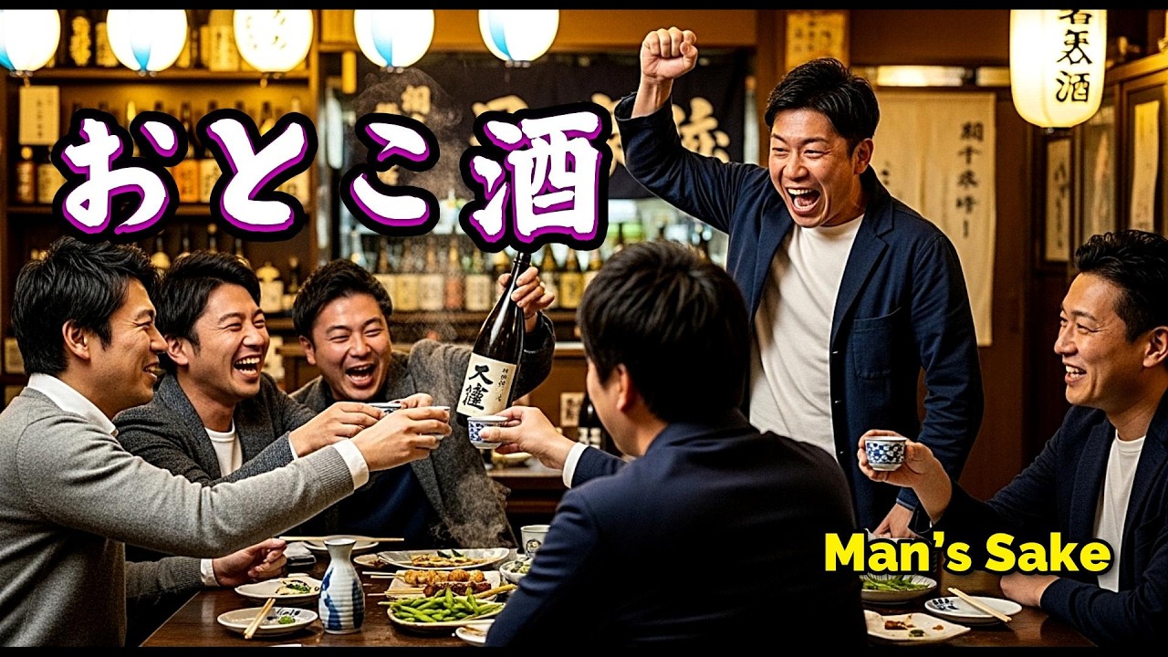 おとこ酒｜演歌バラードロック｜男の酒歌・居酒屋演歌/Man’s Sake｜Enka Ballad Rock｜Japanese Sake Song