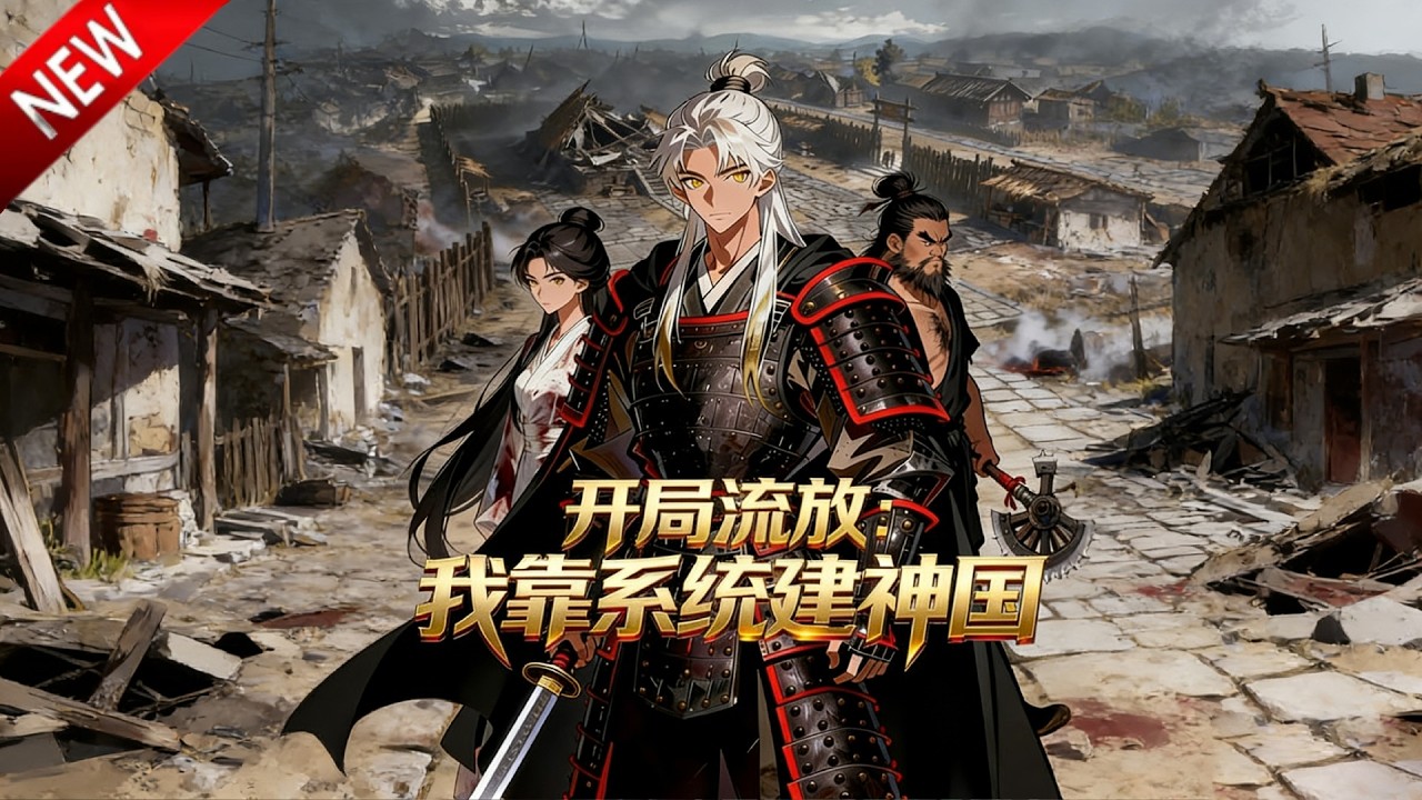 💥【新番上线】陈渊穿越为流放废柴村长，开局就要被土匪屠村，关键时刻激活“神级村长”系统，一步步带领村民绝地逆袭！《开局流放：我靠系统建神国》全集 Multi SUB #热血 #漫剧 #动漫魔女