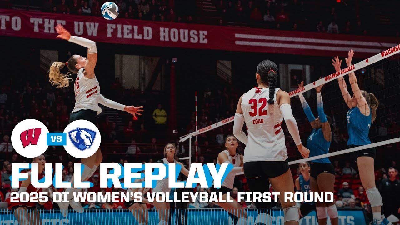 Wisconsin vs. Eastern Illinois: 2025 NCAA women's volleyball first round | FULL REPLAY