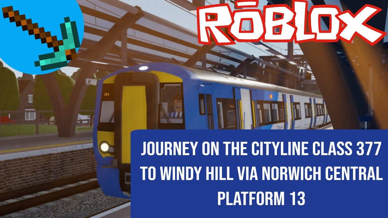 Journey on the CityLine Class 377 from Whitecoast Central to Windy Hill (Roblox WCR)