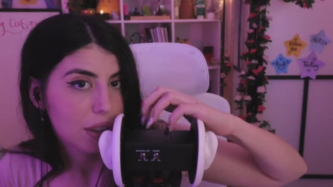 ASMR Ear attention with personal attention and limited whispers