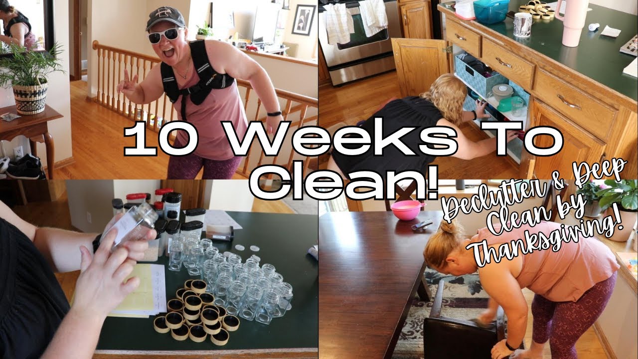 10 Weeks to Thanksgiving Cleaning Plan | Week 1- 10 weeks to go! Declutter and Deep Clean