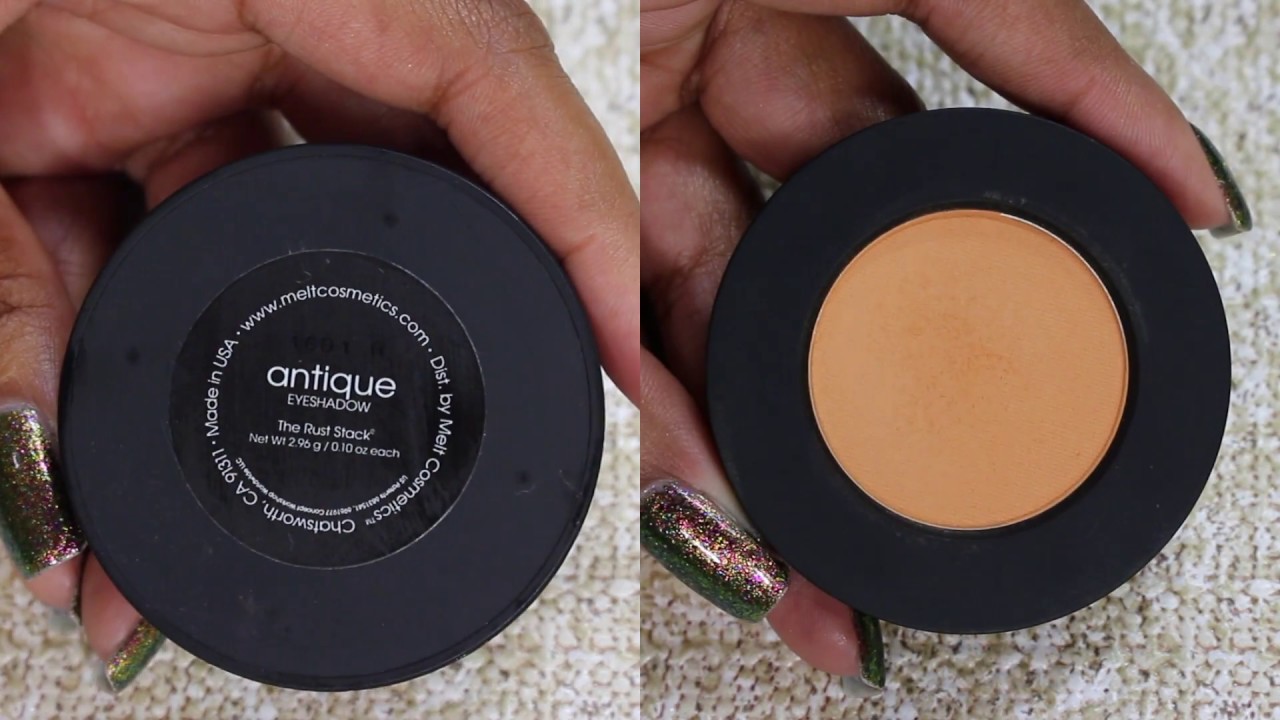 BRUSH SWATCHES | Melt Cosmetics Eyshadow Stacks ★ RUST  DARK MATTER  LOVE SICK | RADIOACTIVE
