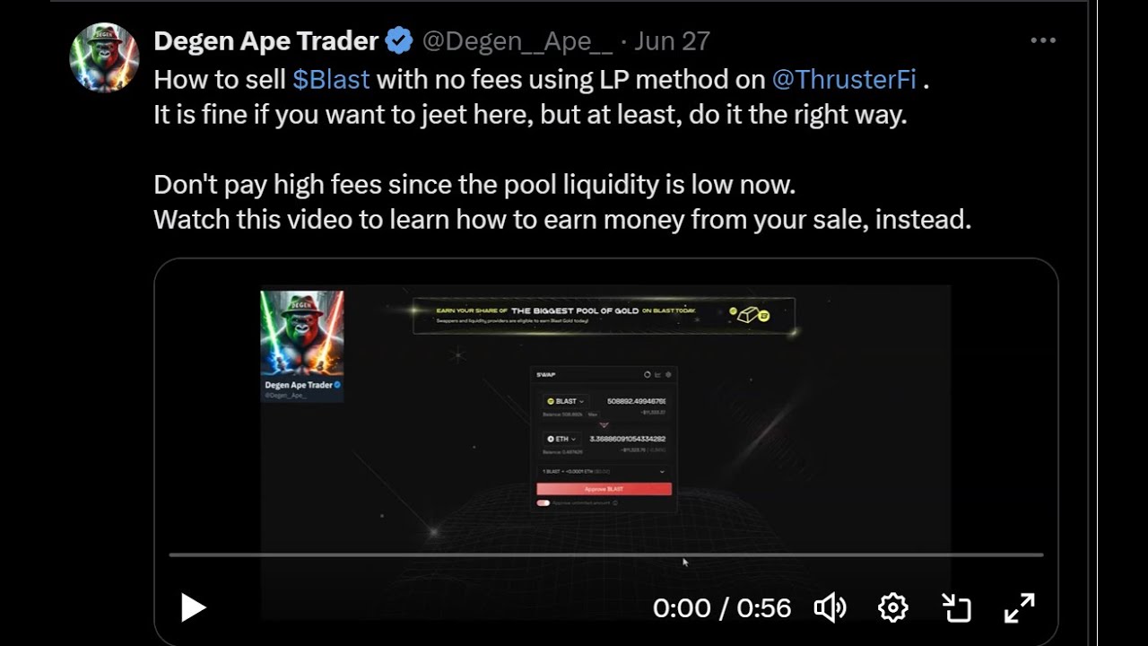 How to sell your airdrop token without paying swap fees and slippage.