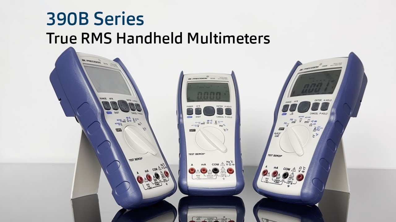 390B Series Handheld Digital Multimeters Overview