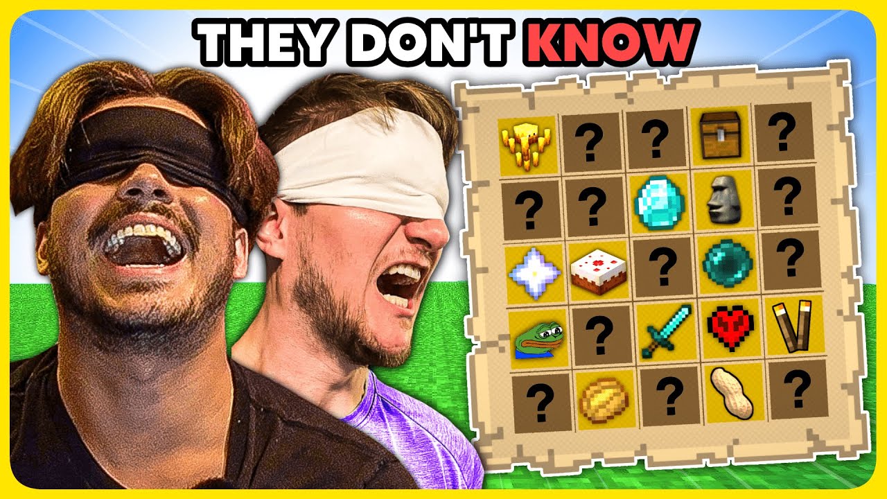 Blindfolded Minecraft Bingo Is Insanely HARD