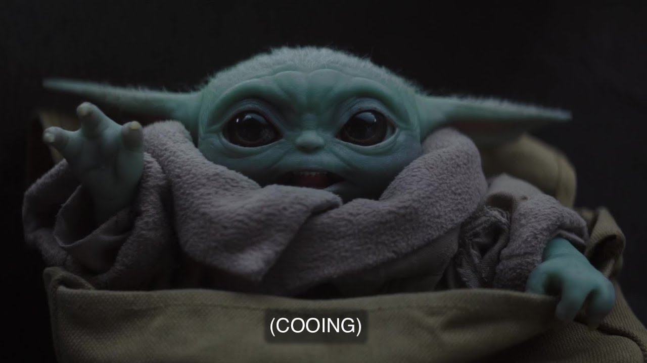 (THE CHILD COOS) for almost 3 minutes straight - Baby Yoda