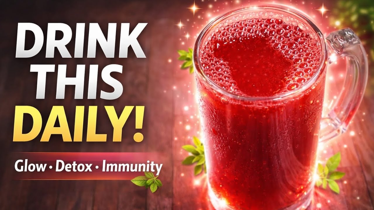 Drink This Daily for Glowing Skin  & Strong Immunity | Blood Purifier  Natural Health Drink 