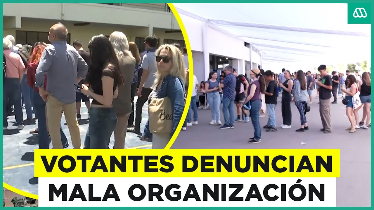Votantes denuncian mala organización en las elecciones 2025