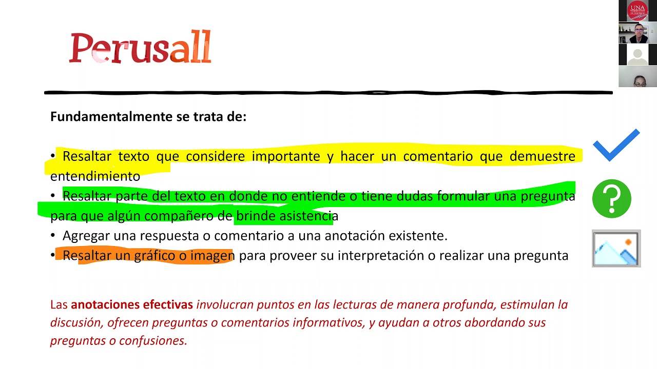 Perusall: Herramienta para la lectura y anotación colaborativa de lecturas, videos y más