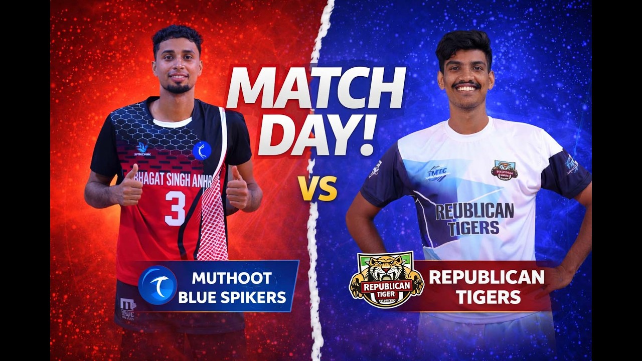 Kuzhiyil Peedika All India Volley 2026 | Day 1 | Muthoot Blue Spikers vs Republican Tigers.