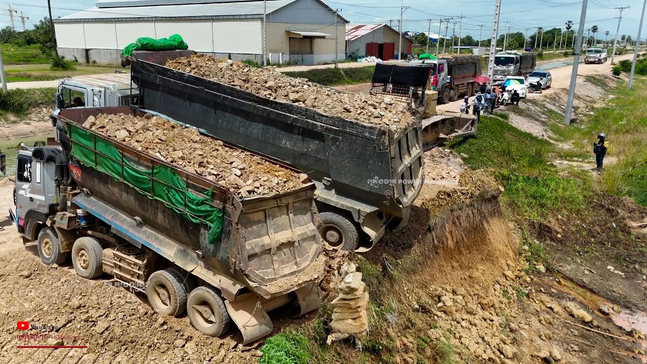 Exquisite Risky Start Whole Slope Land Is Large Space Was Erase With Dumper Truck 25T& Dozer Delete!