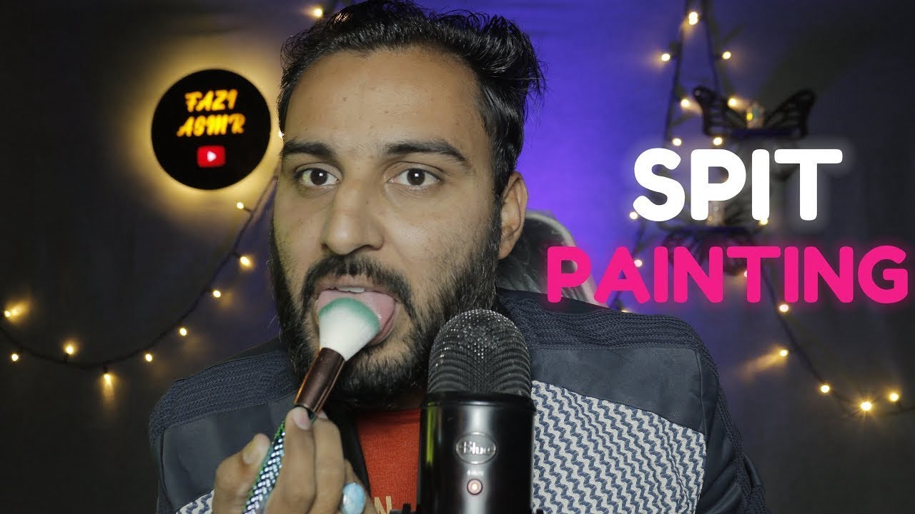ASMR LIVE Deep Sleep Spit Painting