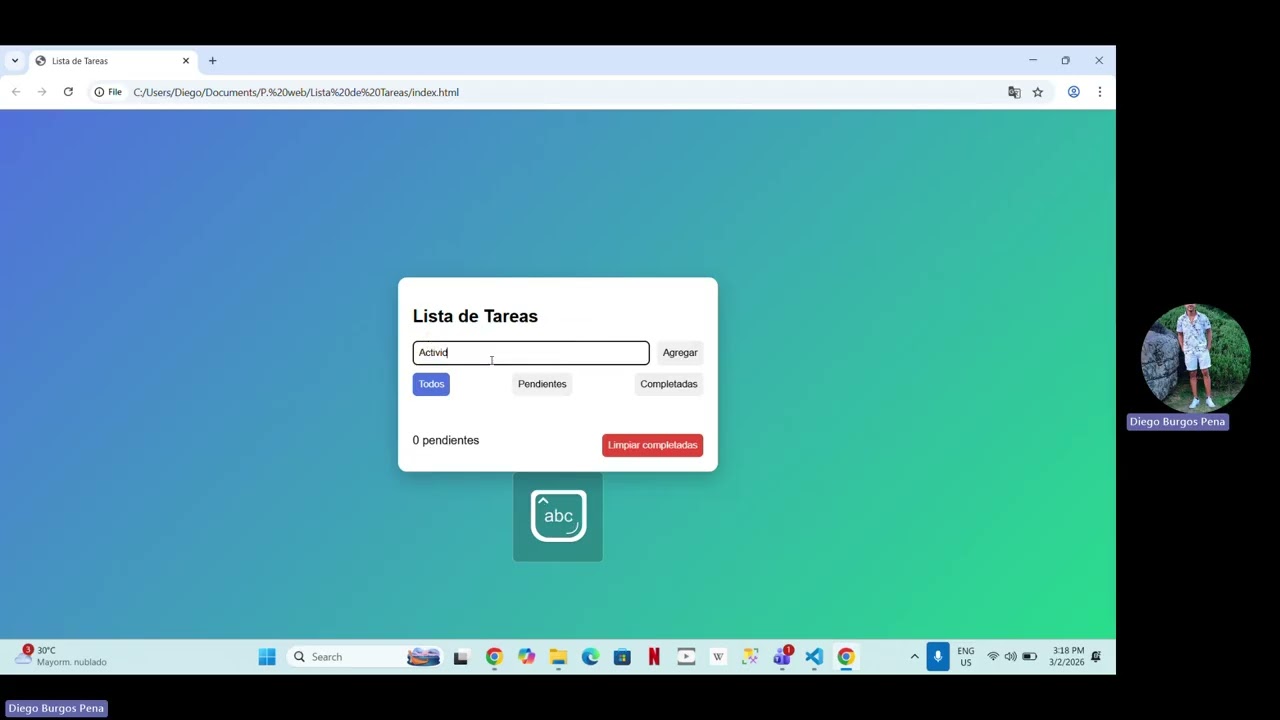 Lista de Tareas
