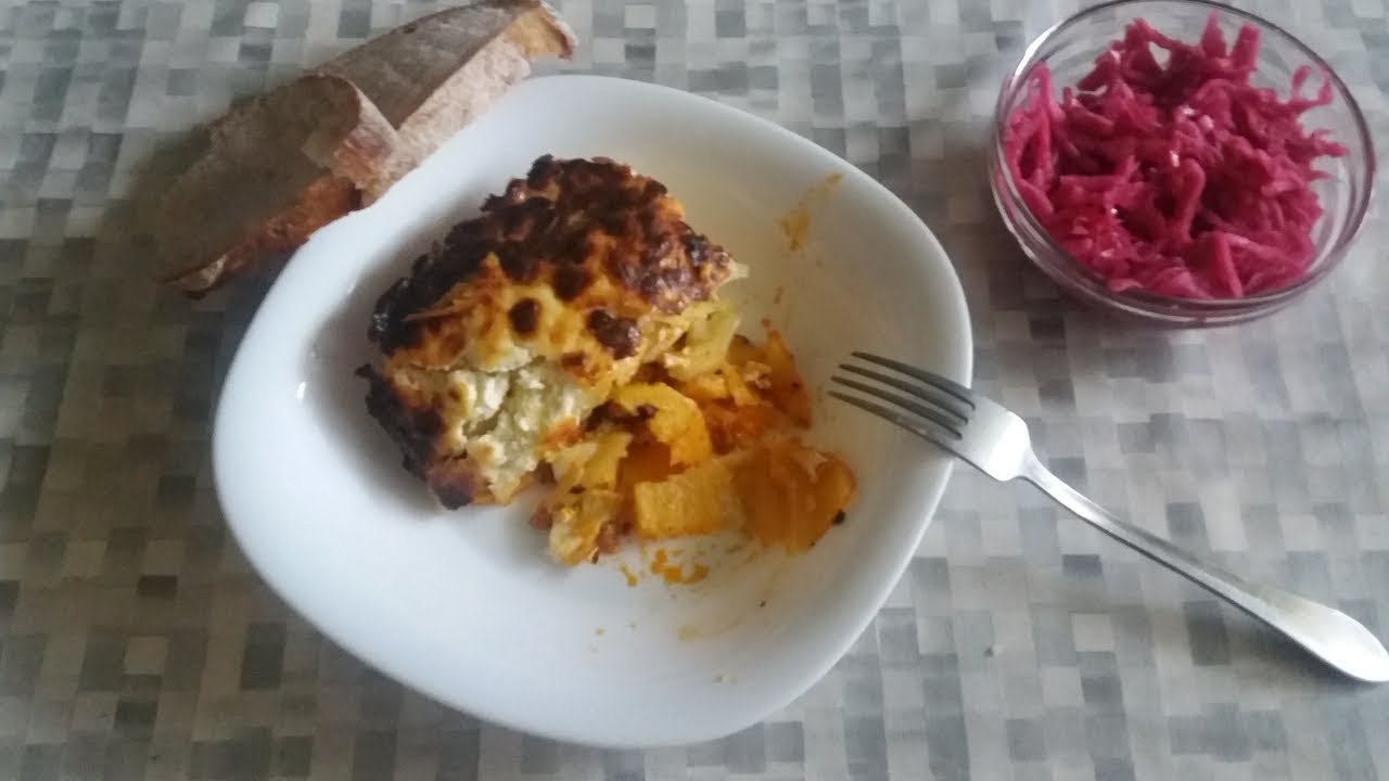 Rakott krumplit készítettem.