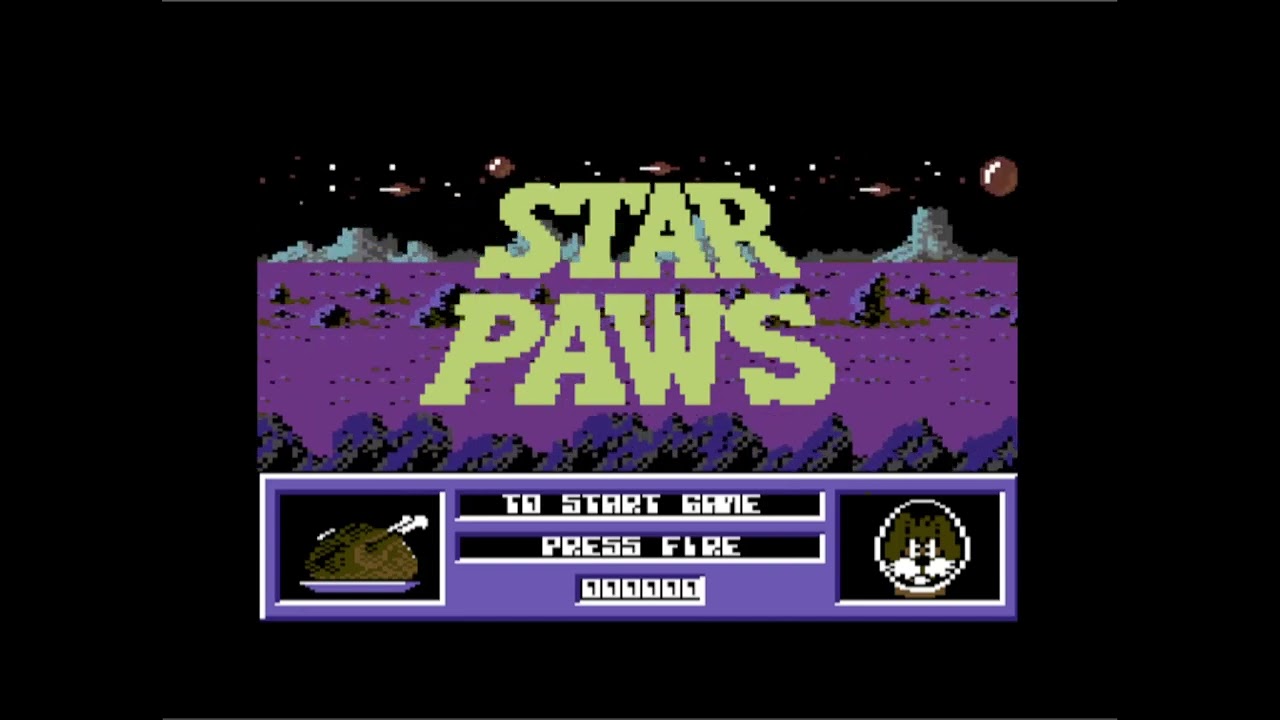 C64 Music: Star Paws by Rob Hubbard!  30 August 2023!
