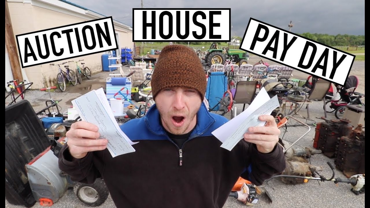 SELLING AT AUCTION HOUSE ISN'T FOR US - Two Checks GUESS How Much?!?!