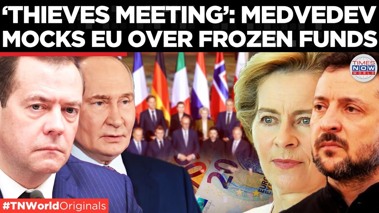 Medvedev MOCKS Merz, Macron: Slams EU Over Russian Asset Seizure