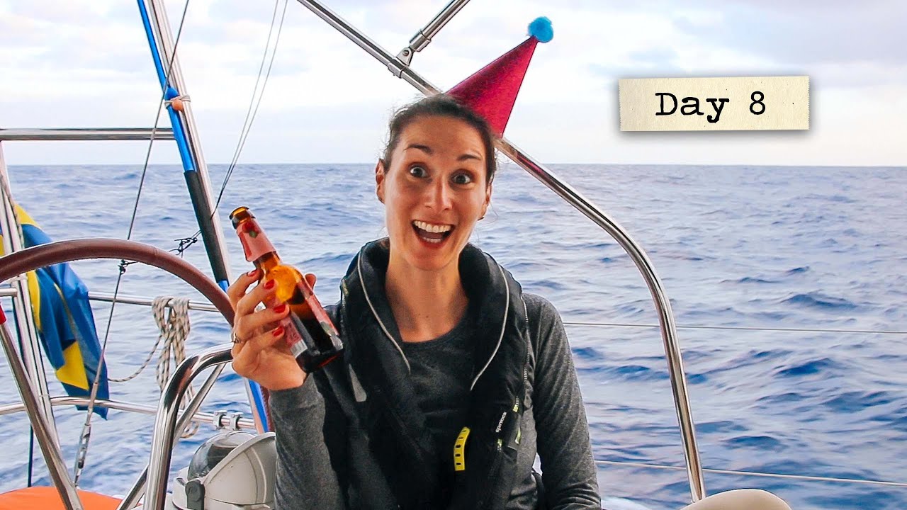 Halfway across = Party Time!  // Atlantic Crossing Daily Vlog #8