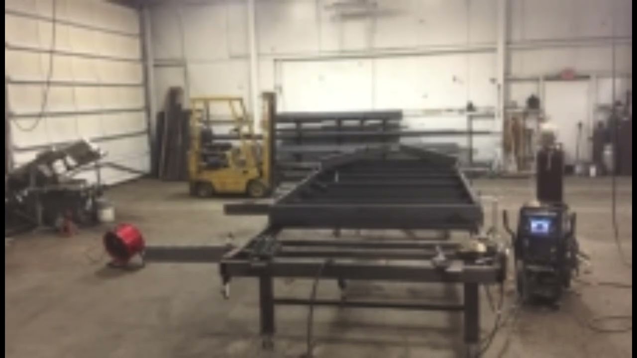 First Ever YouTube! Custom 6x12 Utility Trailer for Our Friends @BakersGas & @MillerWelders