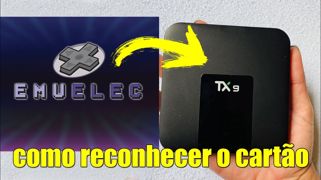 Como reconhecer o cartão do emuelec no Tx3 Tx9 Inova (boot pelo cartão)
