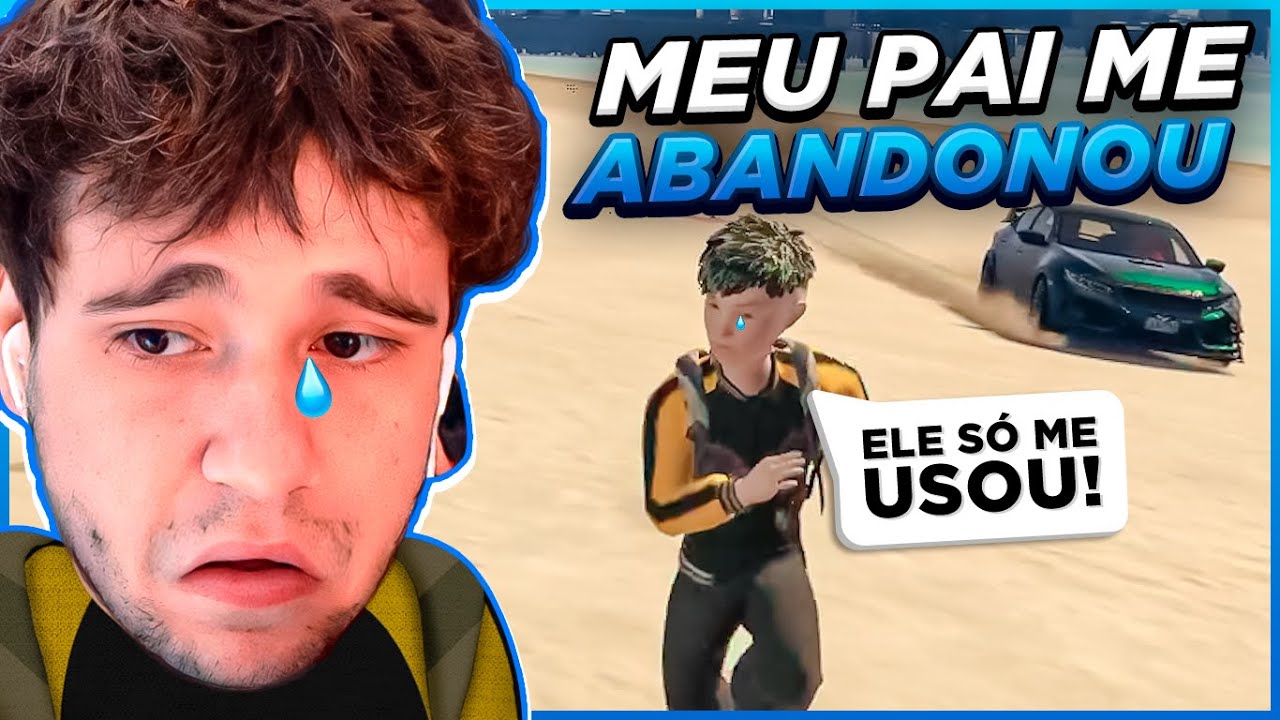 BRUNINHO CHOROU POR SER ABANDONADO PELO PAI - GTA RP