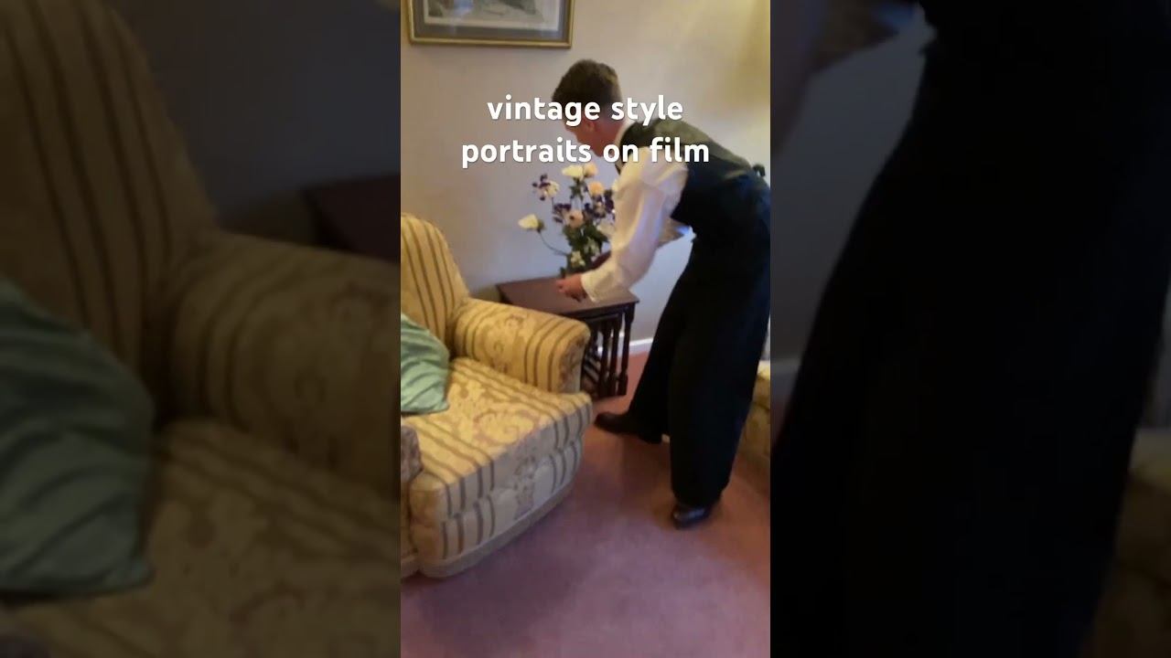 vintage style portraits taken on medium format film 