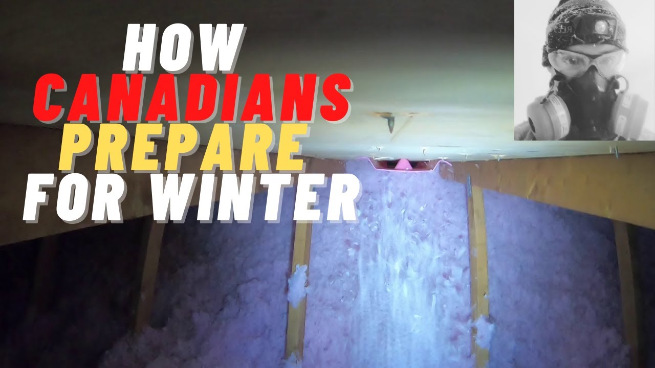 How Canadians insulate houses for winter