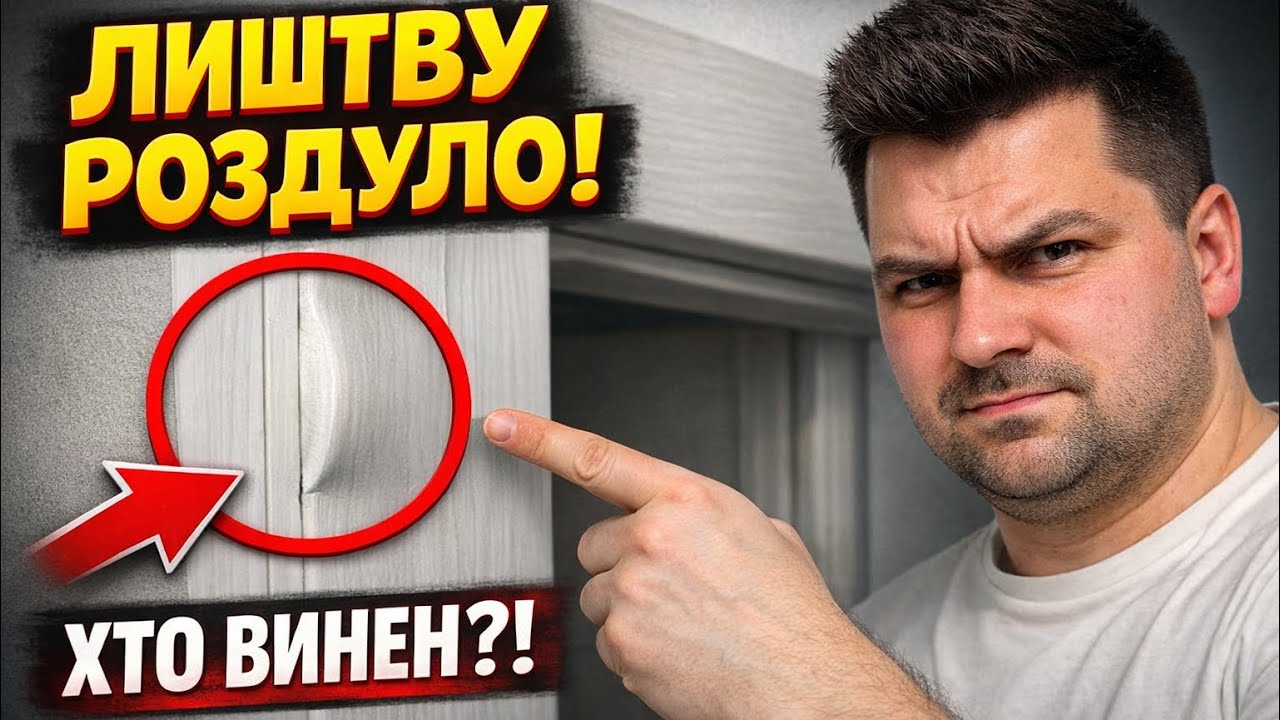 Вздулась лиштва? Ось чому це стається і як правильно виправити!