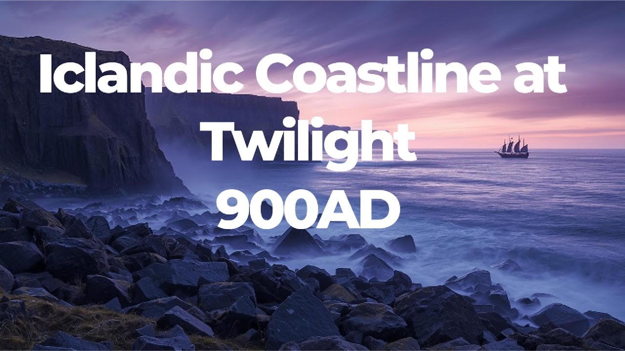Iclandic Coast at Twilight, 900AD