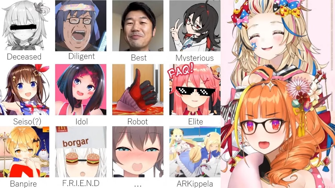 【Reddit Meme Review】Describe Hololive girls in one word [Coco and Polka Part 2][EngSub]
