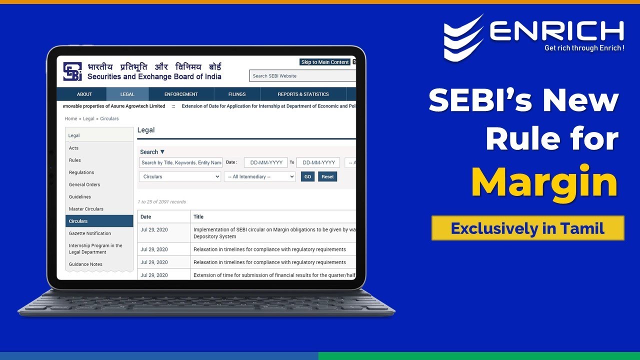 Upfront margin and Exposure margin | SEBI new margin rules| Impact on Equity Commodity volume|Enrich