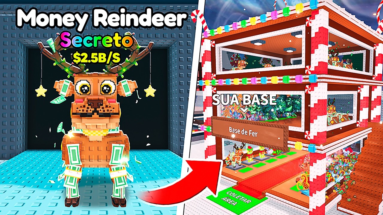 😱🎄INSANO! DESBLOQUEEI A NOVA BASE DE DOCES NO EVENTO RADIOATIVO COM 12x SORTE NO ROUBE UM BRAINROT