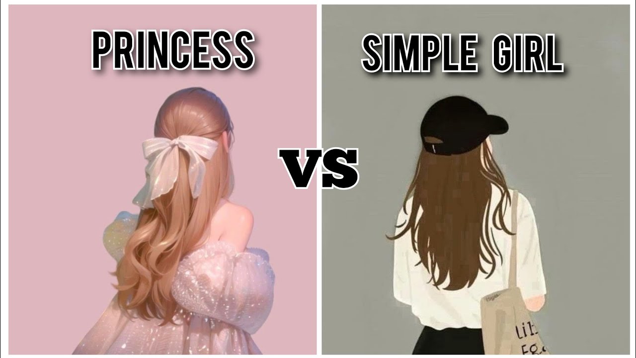 Princess VS Simple Girl 😍  (Part 1) || choose one 🥰🎀 || @Sadafnoor465