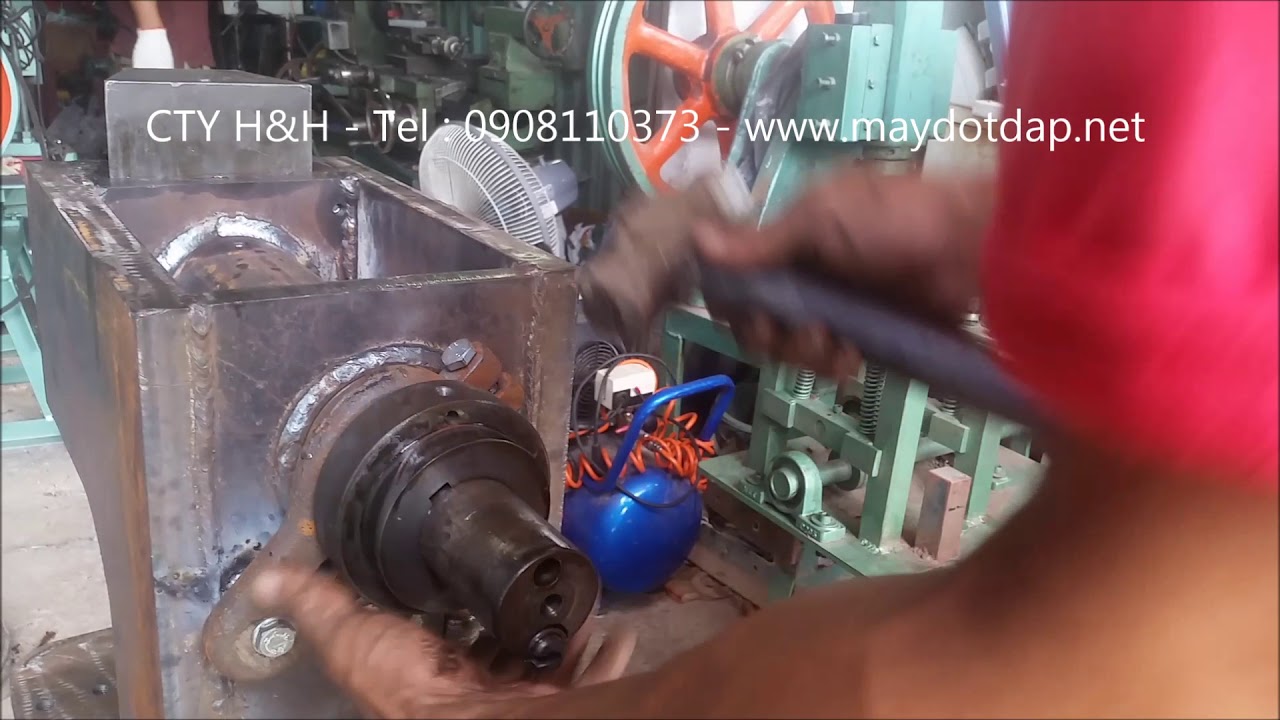 Hướng dẫn cách tháo bánh đà máy dập H&H