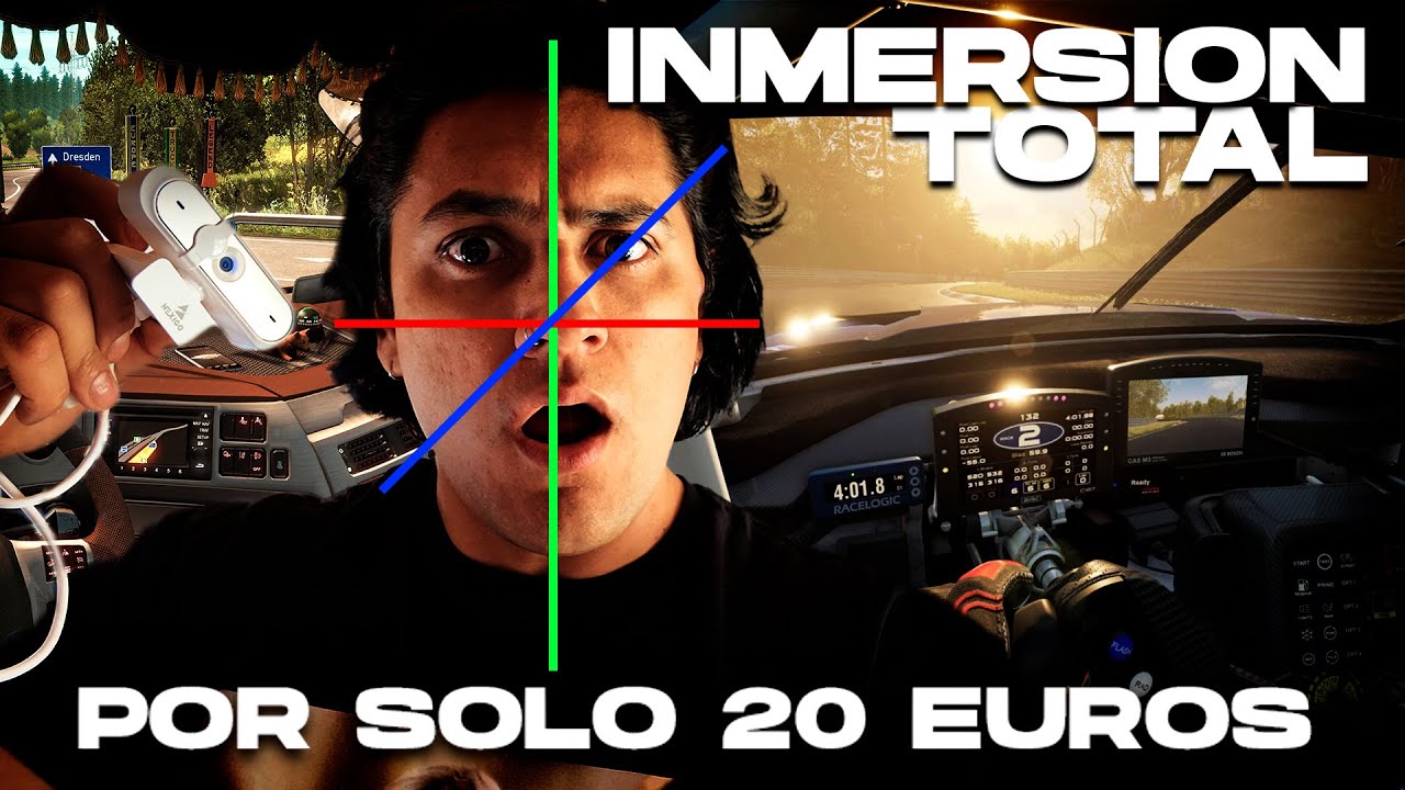 LOGRA MAS INMERSION 🔥 SEGUIMIENTO DE CABEZA ECONOMICO PARA SIM RACING. NO GASTES EN VR. DESCARGA.