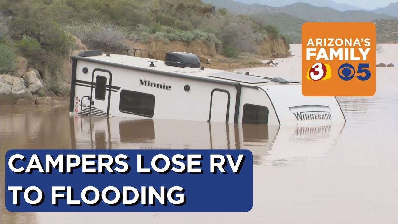 Phoenix family describes losing RV to flooding at Bartlett Lake