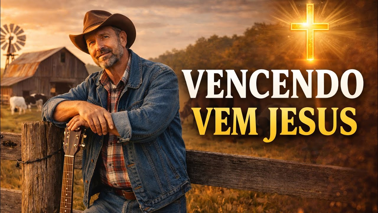 Hino 525 da Harpa Cristã – Vencendo Vem Jesus | Louvor Gospel Estilo Country