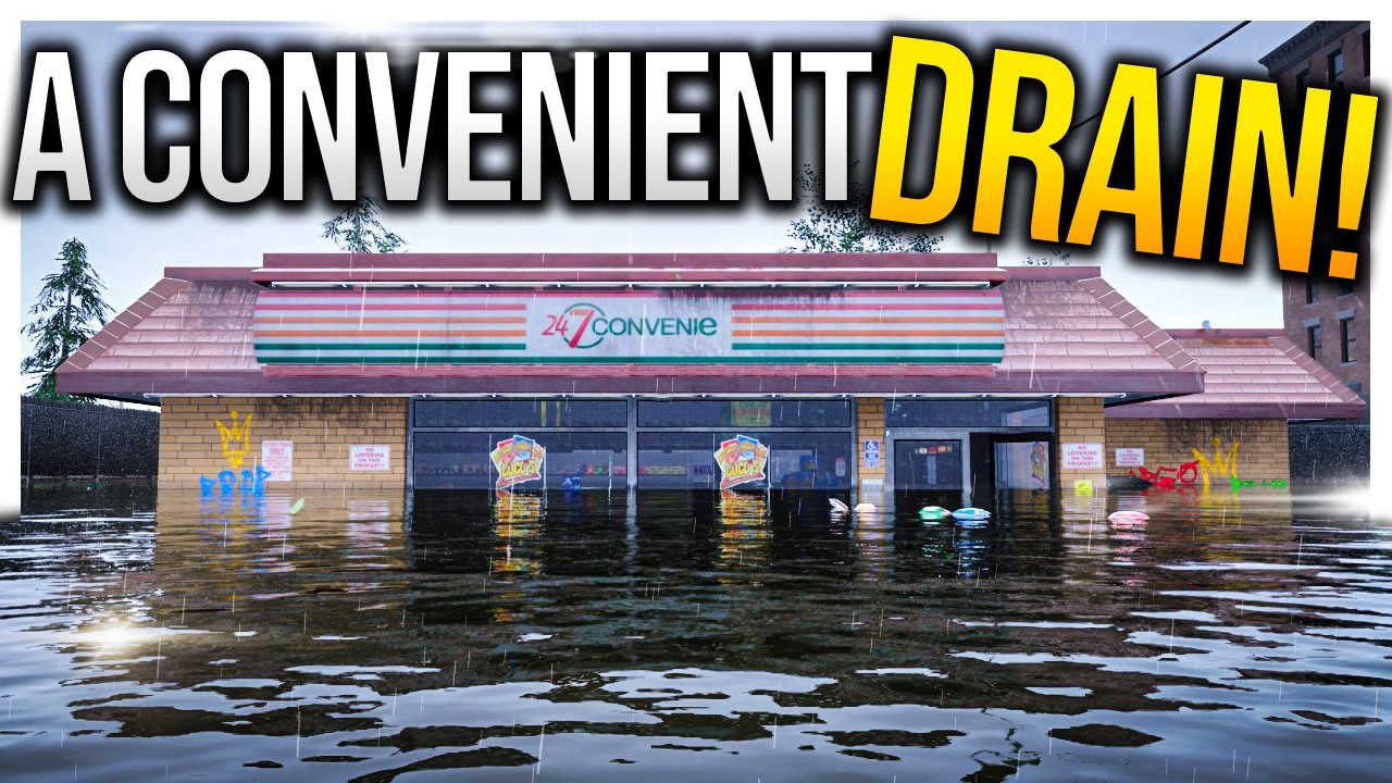 How To Drain A Convenient Store! | DrainSim