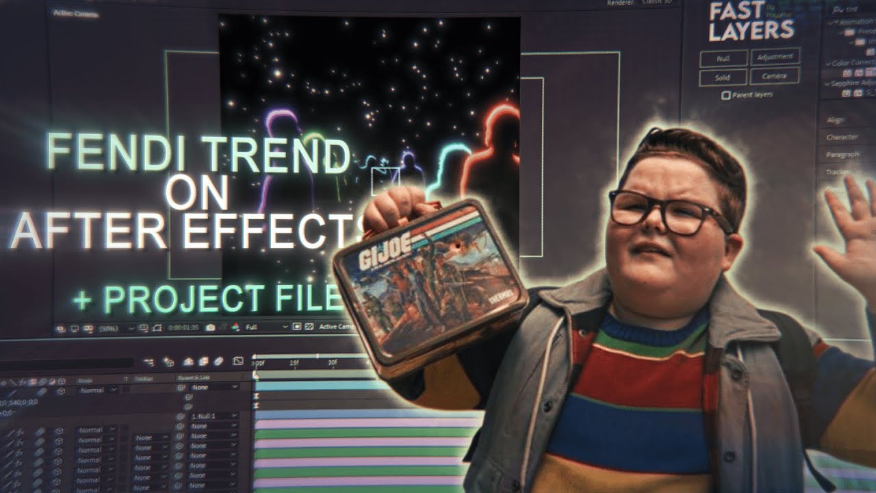 Как создать тренд Fendi в After Effects