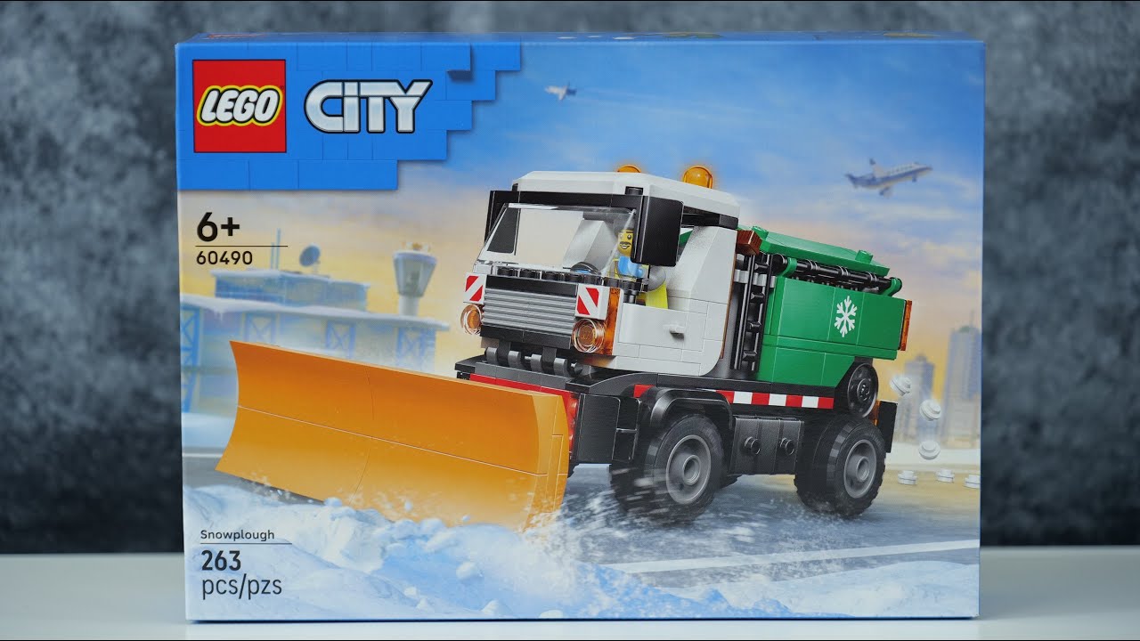 LEGO City 60490 Снегоуборочная машина - Обзор быстрой сборки LEGO