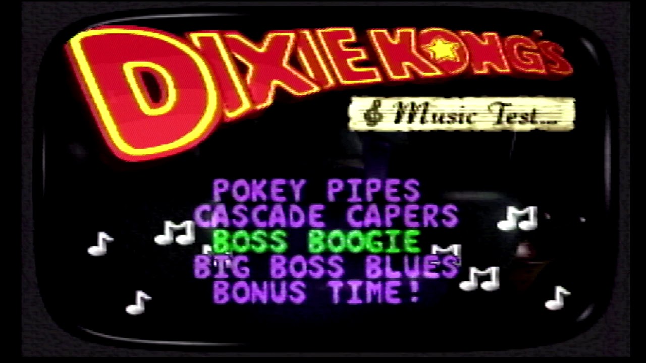 DKC 3 MUSIC code