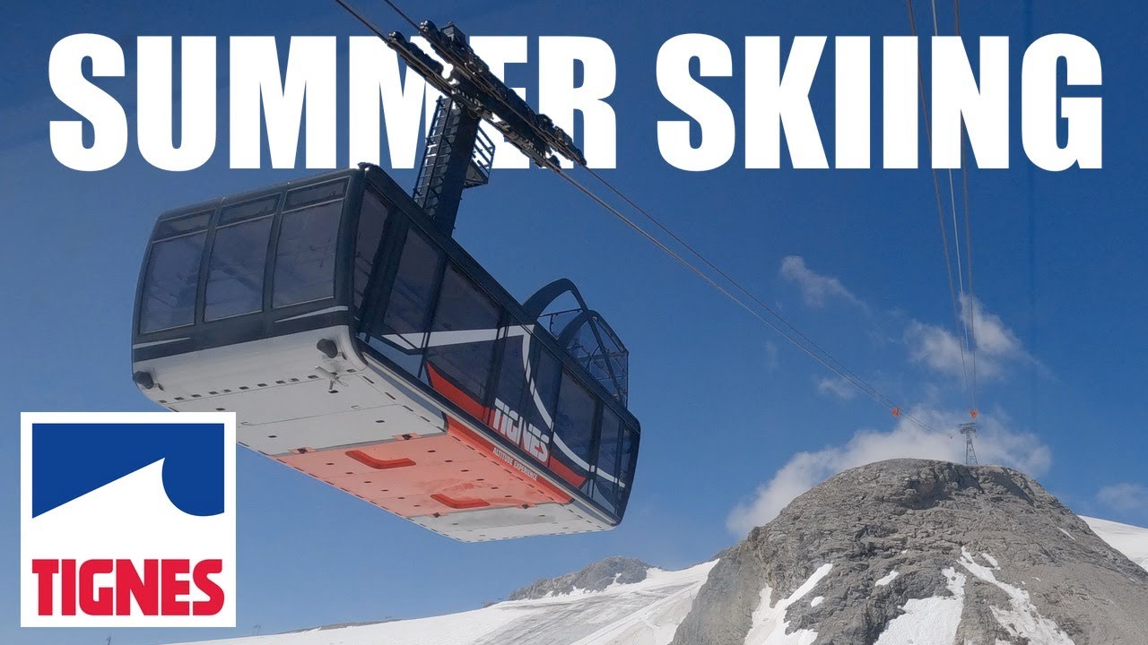 TIGNES GRANDE MOTTE GLACIER SUMMER SKIING 2022 TIGNES VLOG 4K S6E12